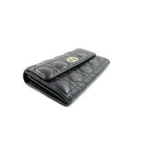 Dior Orchid Black Leather Wallet