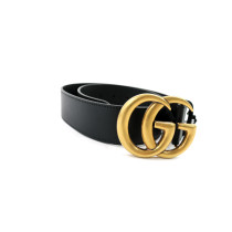 Gucci Cintura Marmont Pelle Nera