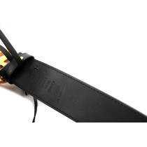 Gucci Marmont Black Leather Belt