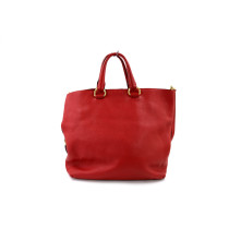 Prada Tote Daino Kalbsleder Rot