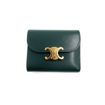 Celine Portafoglio Triomphe Pelle Verde