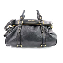 Miu Miu Lux Box Bag Pelle di Vitello Nera