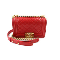 Chanel Boy Kalbsleder Rot