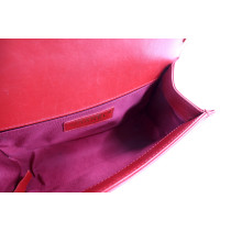 Chanel Boy Pelle di Vitello Rossa