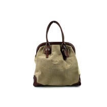 Prada Shopping Canapa Tela Beige
