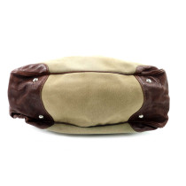 Prada Shopping-Canvas Tasche Beige