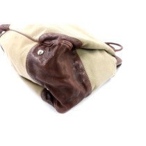 Prada Shopping Toile de Chanvre Beige
