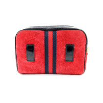 Gucci Marsupio Ophidia Pelle Scamosciata Rossa