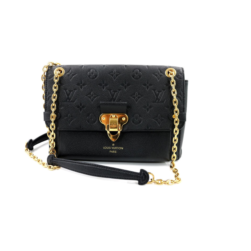 Louis Vuitton Vavin PM Schwarzes Leder