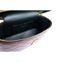 Saint Laurent Gaby Vanity Leather Bordeaux
