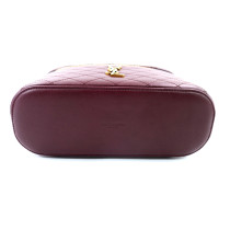 Saint Laurent Gaby Vanity Cuir Bordeaux