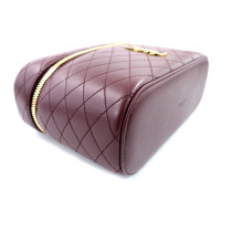 Saint Laurent Gaby Vanity Leather Bordeaux