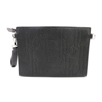 Dior Black Leather Clutch