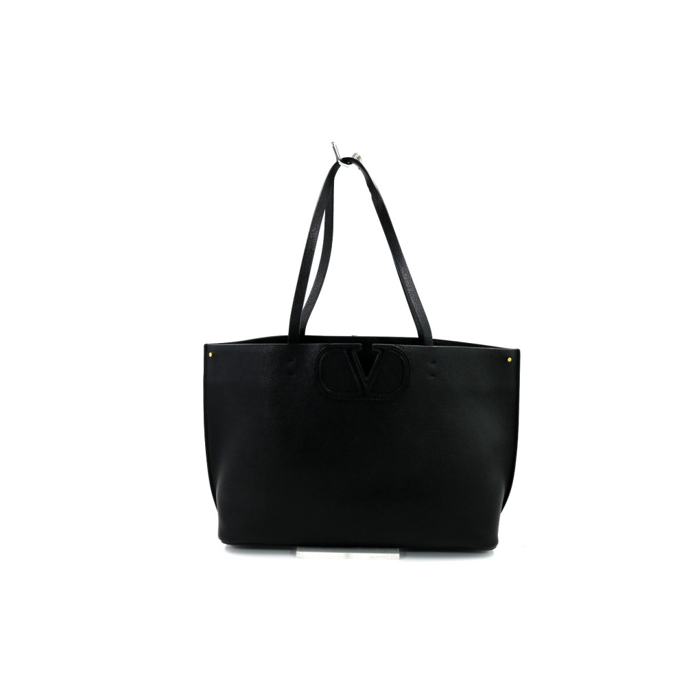 Valentino Shopping Pelle Nera