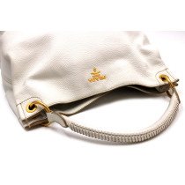 Prada Hobo Pelle Bianca