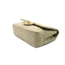 Chanel Double Flap Tessuto Beige