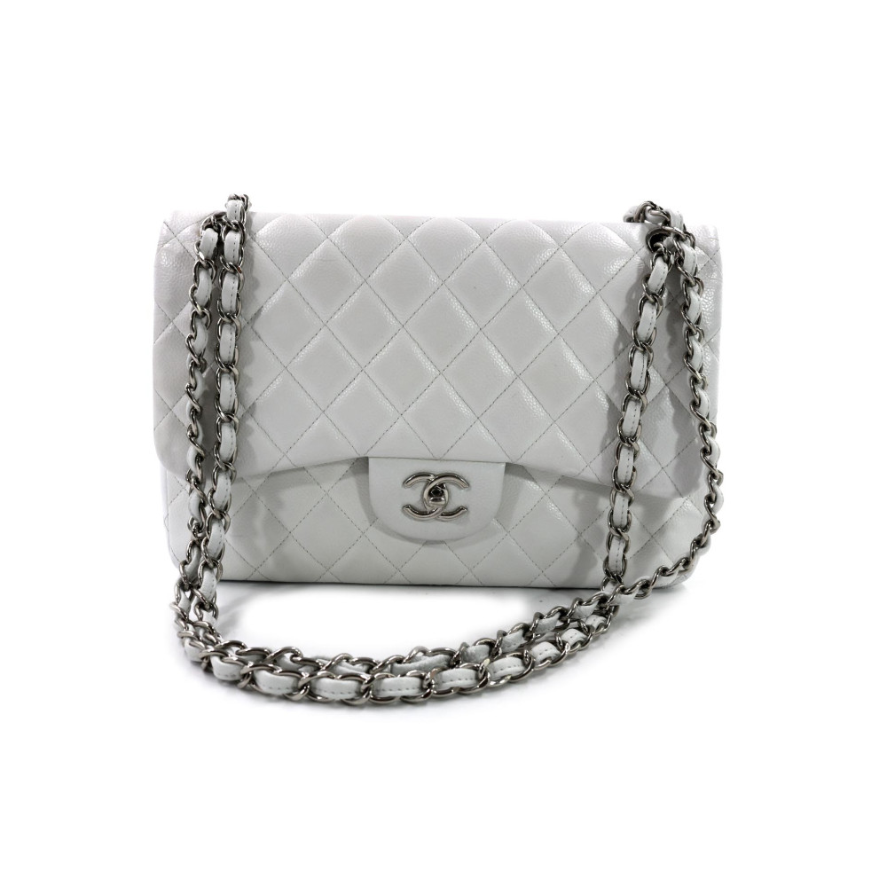 Chanel Jumbo Pelle Bianca