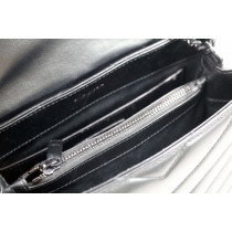 Saint Laurent Lou Lou Small Black Leather