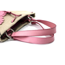 Saint Laurent Shopping Tela Beige