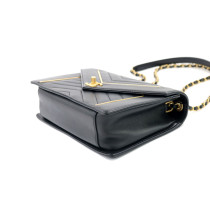 Chanel Chevron Pelle Nera