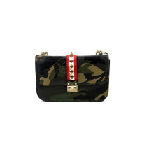 Valentino Glam Rock Canvas und Leder Militare
