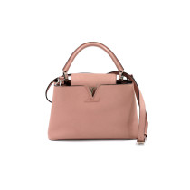 Louis Vuitton Capucines MM Rosa Leder