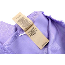 Gucci Étole Modal et Soie Lilas