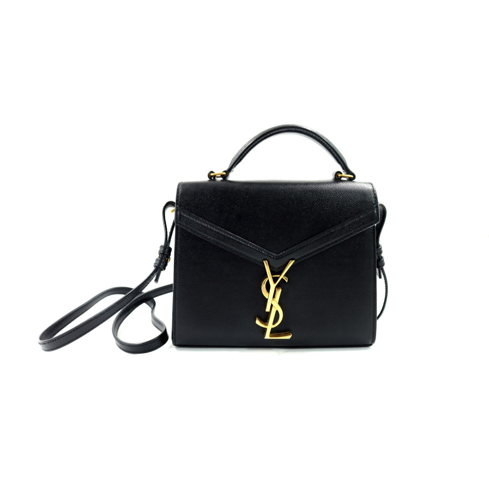 Saint Laurent Cassandra Schwarzes Leder