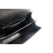Saint Laurent Cassandra Black Leather