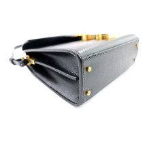 Saint Laurent Cassandra Cuir Noir