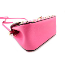 Valentino Umhängetasche Leder Fuchsia