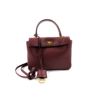 Balenciaga Pochette Pelle Bordeaux