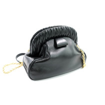 Miu Miu Black Leather Clutch