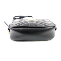 Gucci Marmont Mini Schwarzes Leder