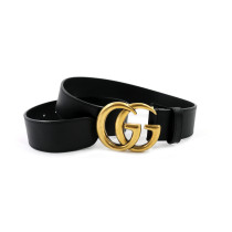 Gucci Cintura Marmont Pelle Nera