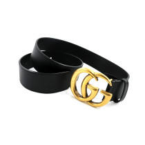 Gucci Cintura Marmont Pelle Nera