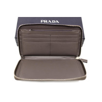 Prada Organizer Pelle Saffiano Grigia