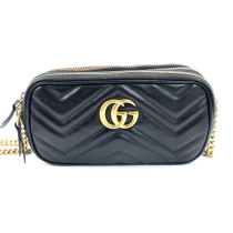 구찌 카메라 백 마몬트 미니 블랙 가죽