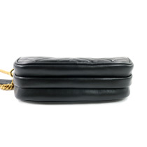 Mini Sac Camera Marmont Gucci en Cuir Noir