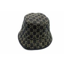 Gucci Black GG Denim Hat