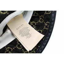 Gucci Black GG Denim Hat