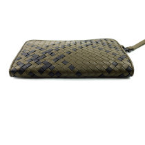 Bottega Veneta Pochette Cuir Vert Olive