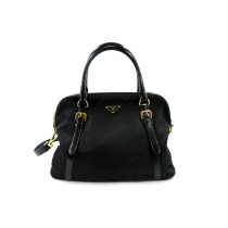 Prada Tote Bag Black Canvas