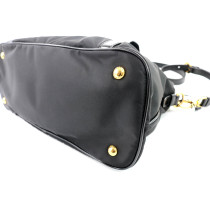 Prada Tote Bag Black Canvas