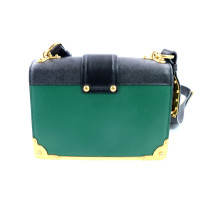 Prada Chaier Cuir Vert et Noir
