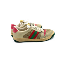 Gucci Scarpe Screener Tessuto Multicolor