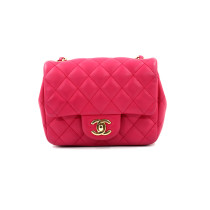 Chanel Square Mini Pink Leather