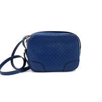 Gucci Bree Blaues Leder