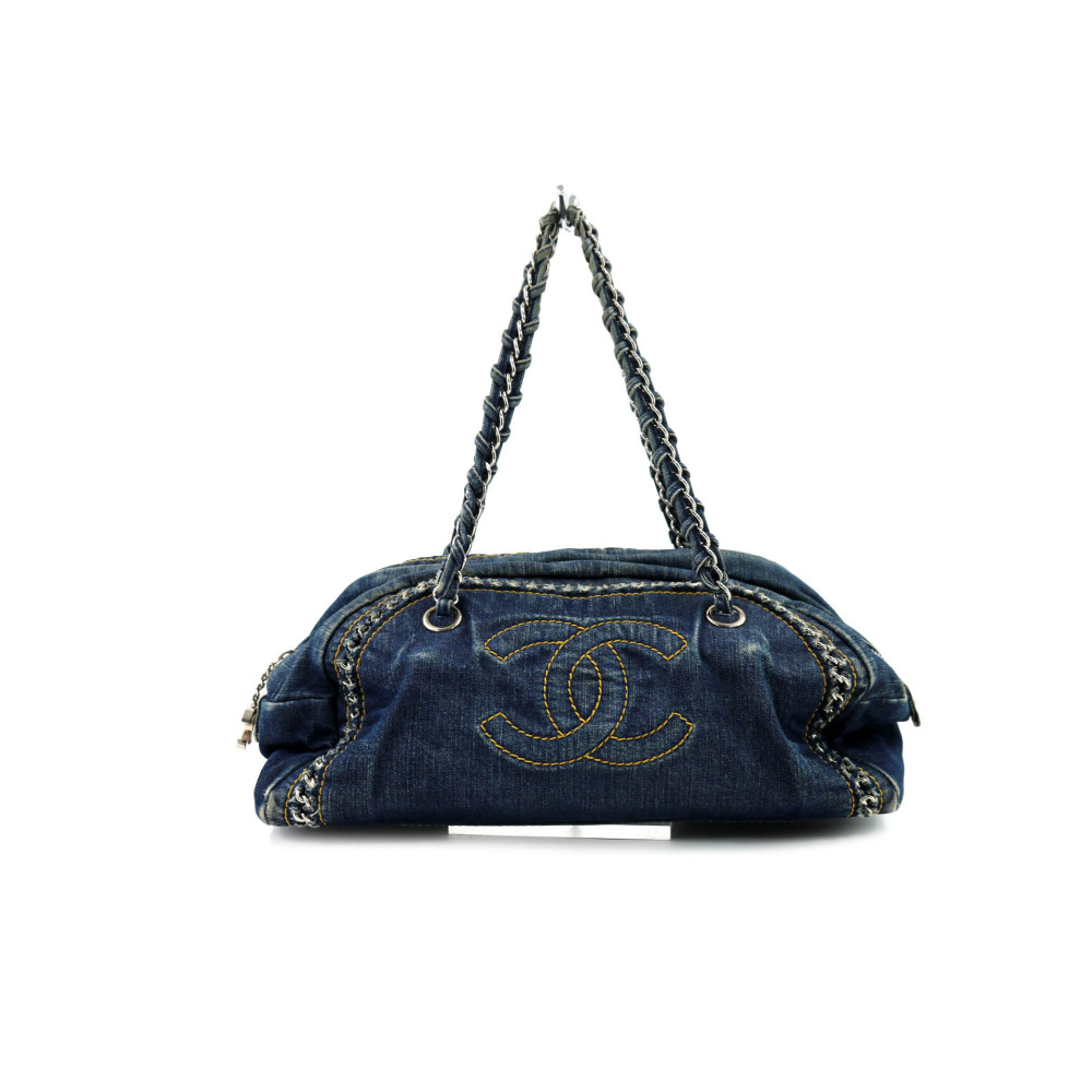 Chanel Bowling Denim Bleu