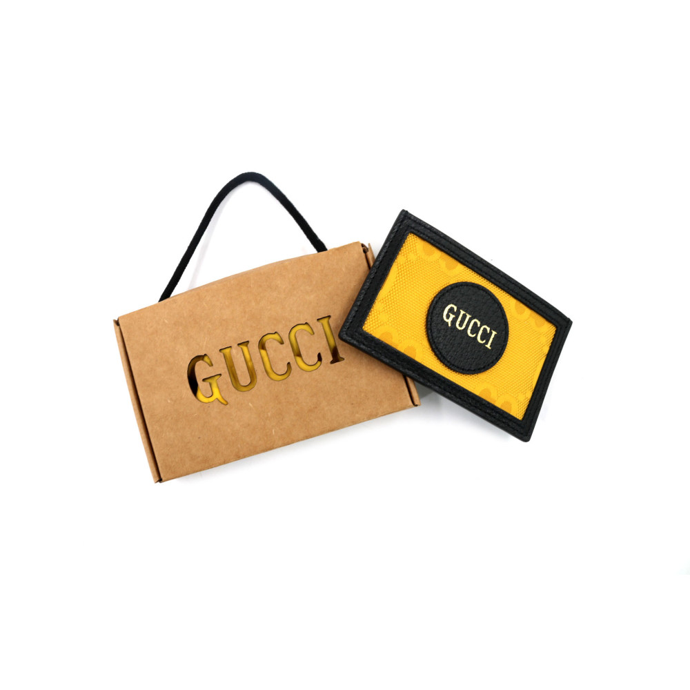 Gucci Kartenhalter GG Gelb
